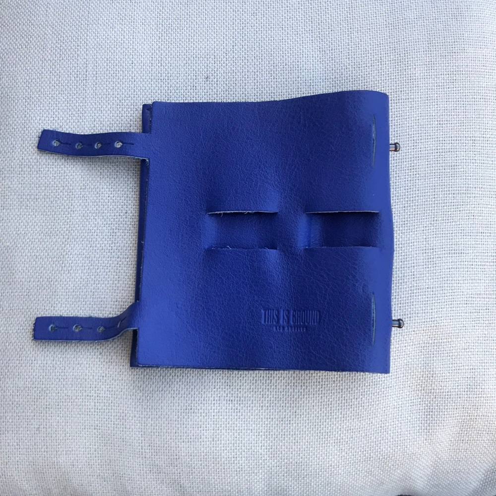 ‘This Is Ground’ Leather Multi Cord Organiser